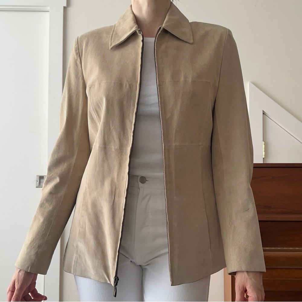 Vintage Tan Suede Jacket